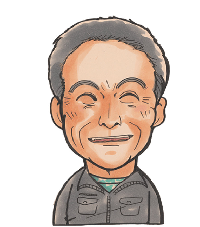 平村さんの似顔絵